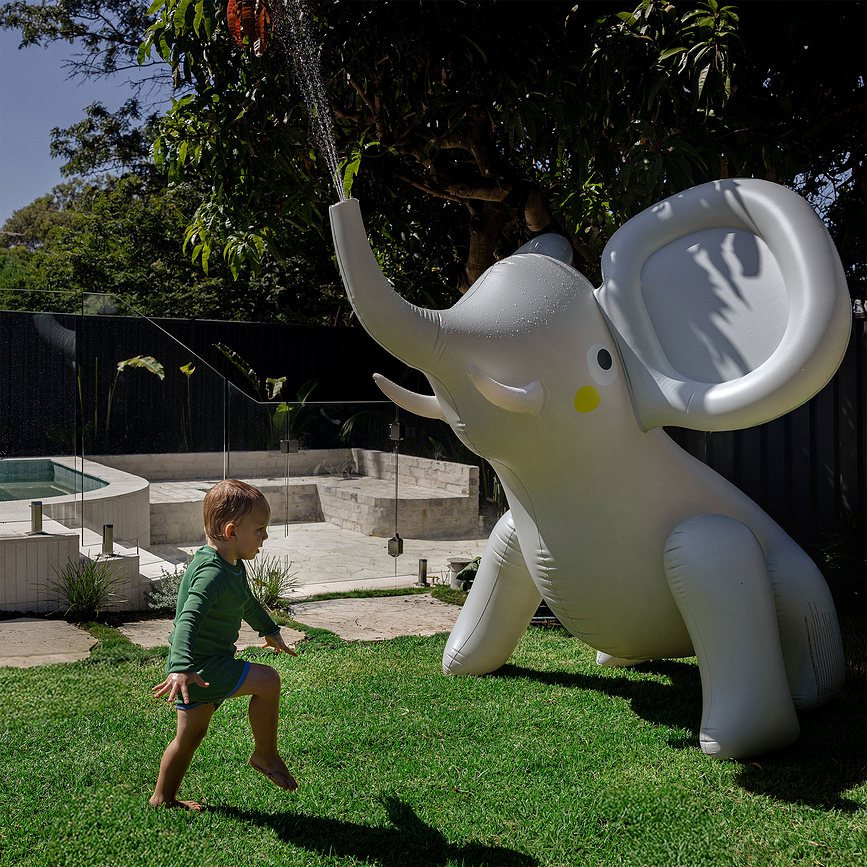 Arroseur gonflable pour enfants Eli l'éléphant