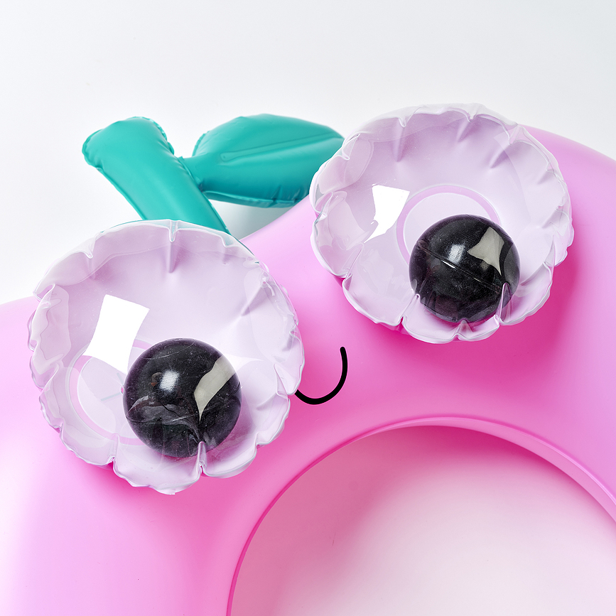 Bouée de natation pour enfants Poppy The Peach, rose