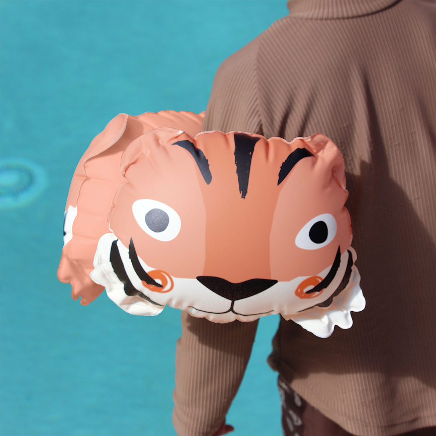 Braccioli da nuoto per bambini Tino The Tiger, arancioni