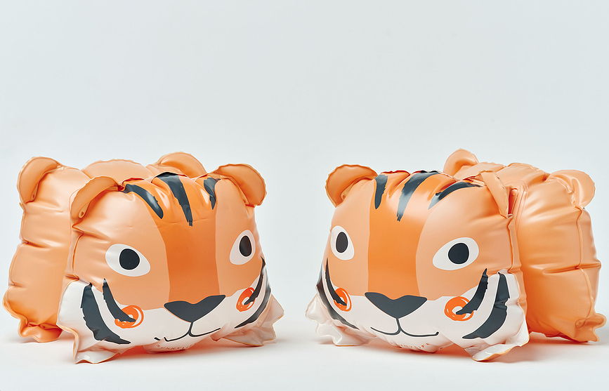 Braccioli da nuoto per bambini Tino The Tiger, arancioni