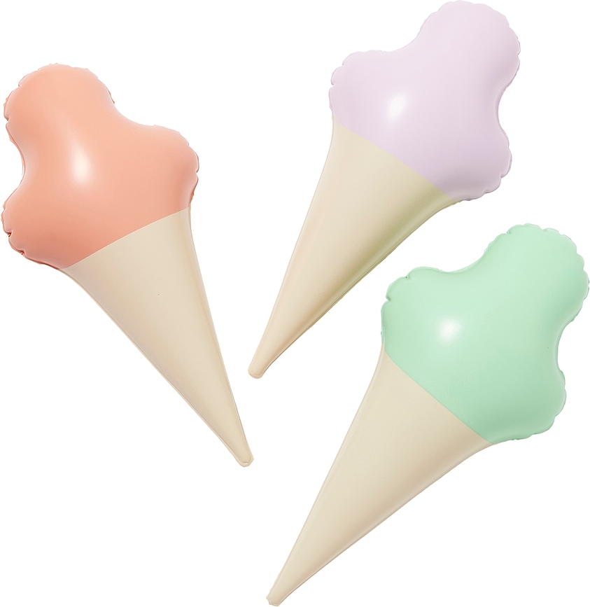 Camión de Helados Hinchable The Cubby Summer Sundae, multicolor, Set de 4 piezas