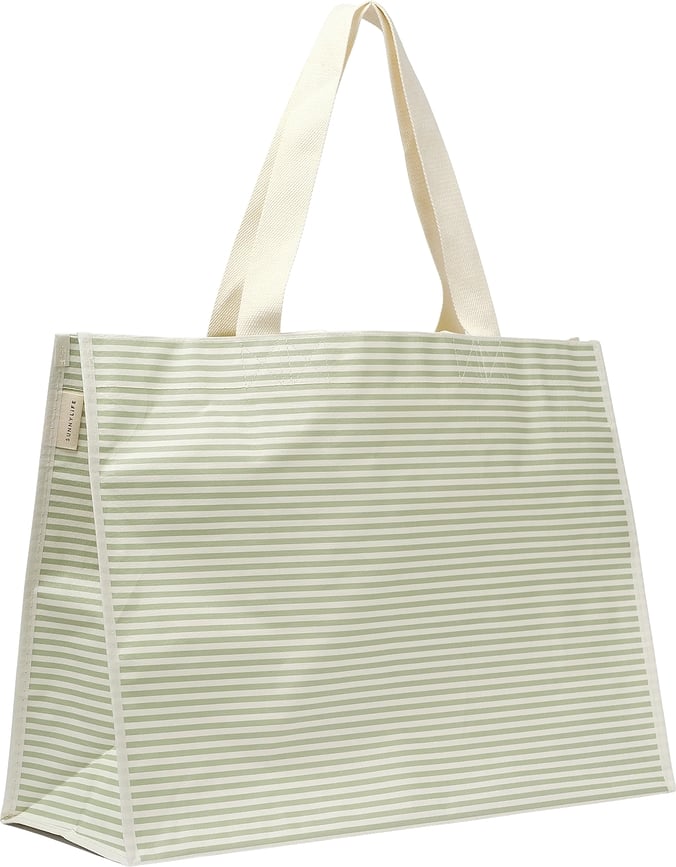 Carryall La Palma Torba za plažo, 58 cm, belo-zelena