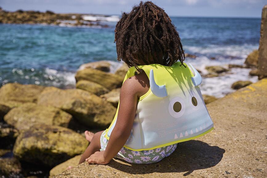 Chaleco de Natación para Niños Kids Swimtime Shred Turtle, talla L, aqua