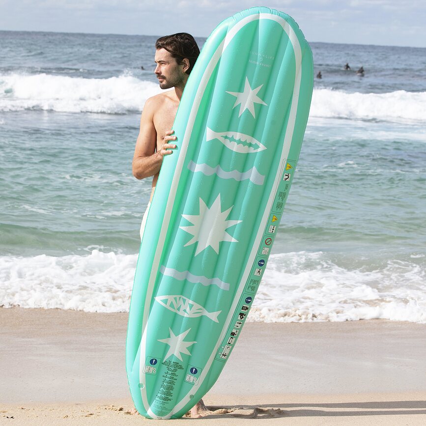 Colchoneta Hinchable Surfboard De Playa, para piscina y playa