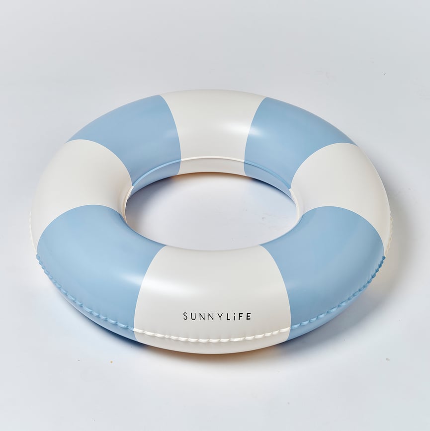 Flotador Sunnylife Stripe 90 x 15 cm, azul claro