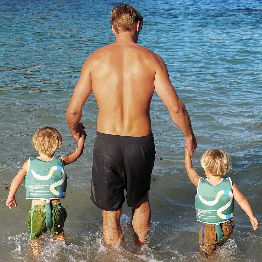 Gilet da nuoto per bambini Sunnylife Strawberry Sunshine 1-2 anni