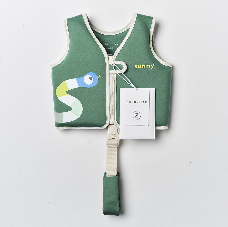 Gilet de natation pour enfants Sunnylife Strawberry Sunshine 1-2 ans