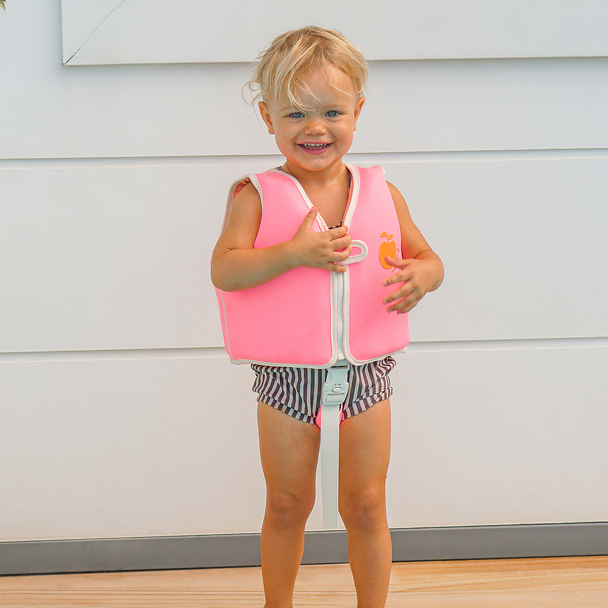 Gilet de natation pour enfants Sunnylife Strawberry Sunshine 1-2 ans