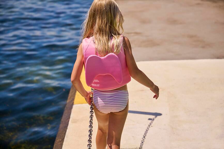 Kids Swimtime Shred Turtle Aqua, otroški plavalni jopič, L