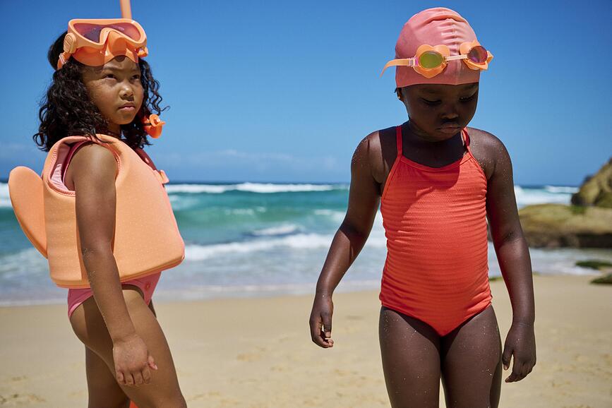 Kids Swimtime Otroški plavalni jopič Aqua Neon Yellow M