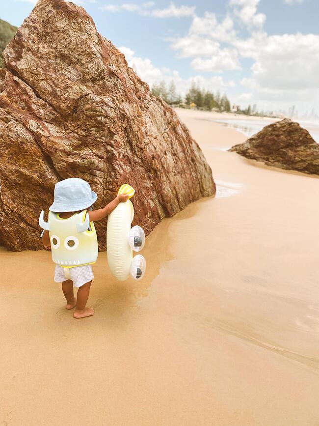 Kids Swimtime Aqua Dječji Prsluk za Plivanje neon žuti veličina S