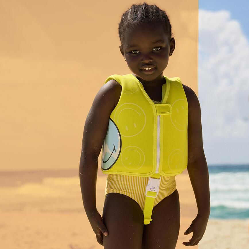 Kids Swimtime Aqua Dječji Prsluk za Plivanje neon žuti veličina S