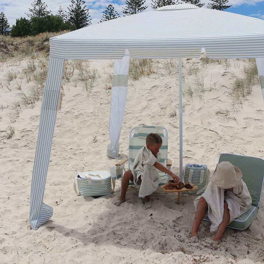 Krzesło składane plażowe Sunnylife zielone
