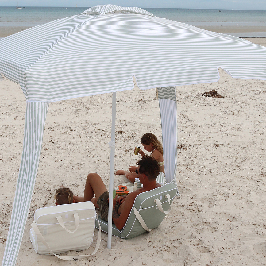 Krzesło składane plażowe Sunnylife zielone