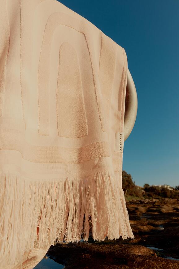 Luxe Πετσέτα Παραλίας, 90 x 175 εκ., σομόν