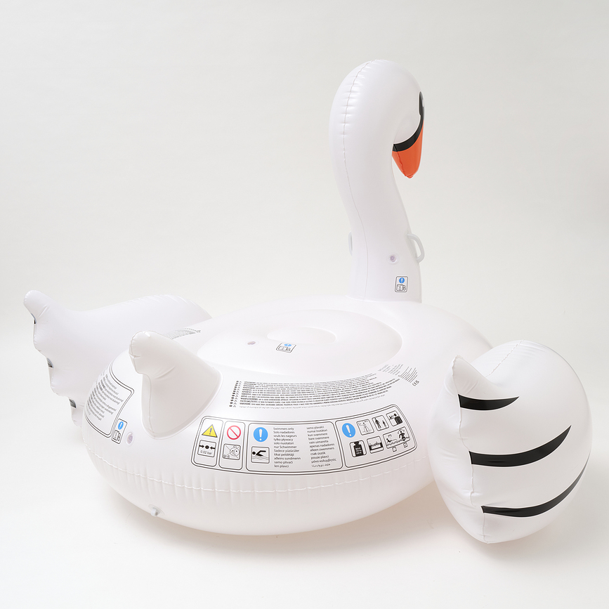 Luxe Ride On Matelas Gonflable, Cygne