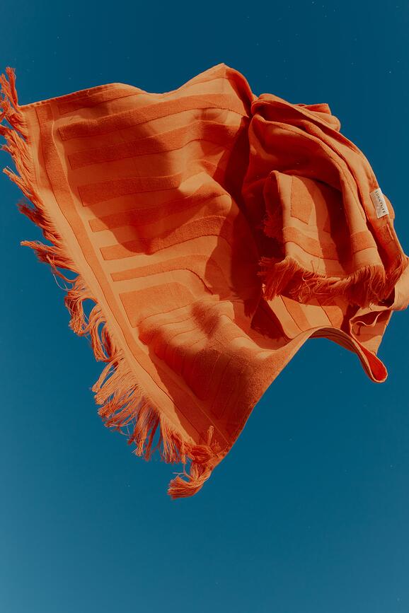 Luxe Serviette de Plage 90 x 175 cm, saumon