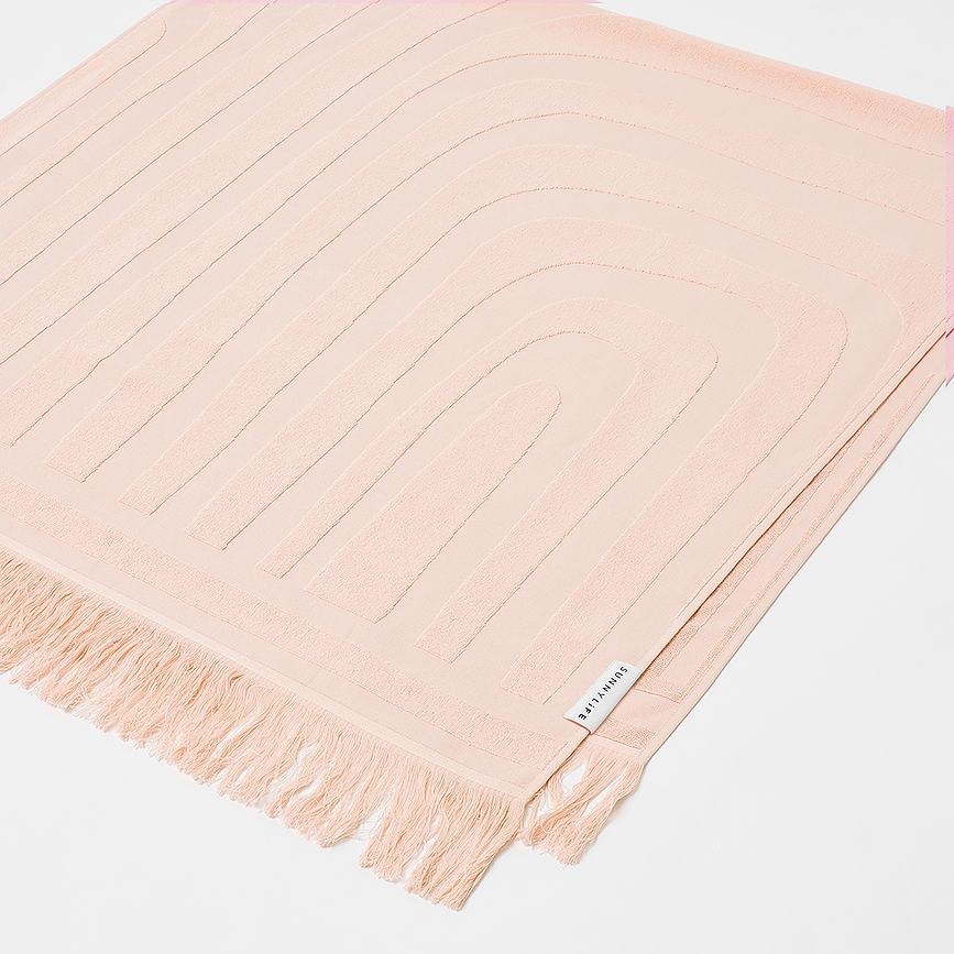 Luxe Serviette de Plage 90 x 175 cm, saumon