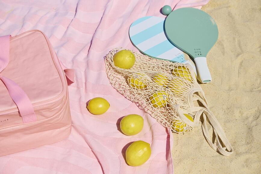 Luxe Serviette de Plage 90 x 175 cm, saumon