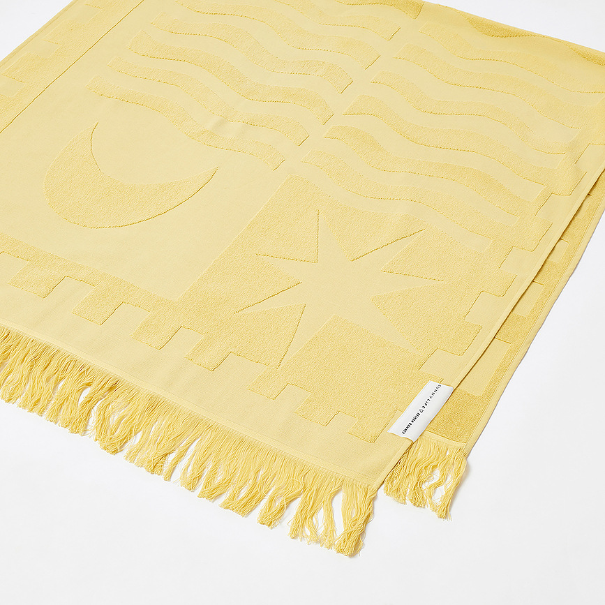 Luxe Serviette de Plage 90 x 175 cm, saumon