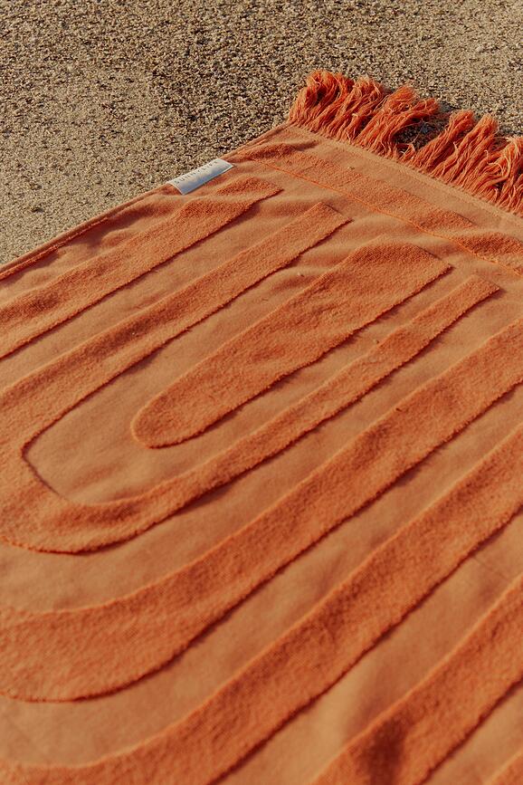 Luxe Serviette de Plage 90 x 175 cm, saumon