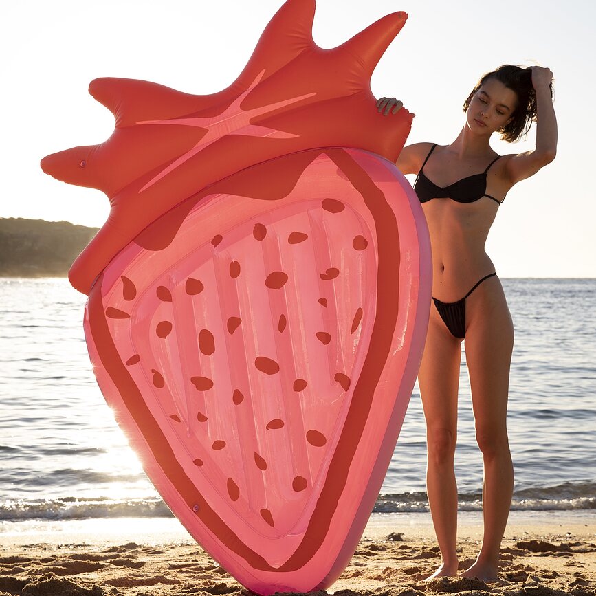 Luxe Strawberry Pink Berry Blazina za plavanje