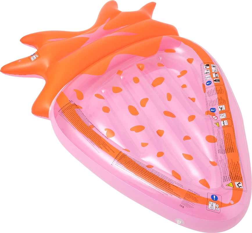Luxe Strawberry Pink Berry Matelas de piscine
