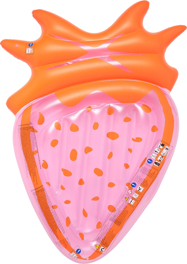 Luxe Strawberry Pink Berry Matelas de piscine