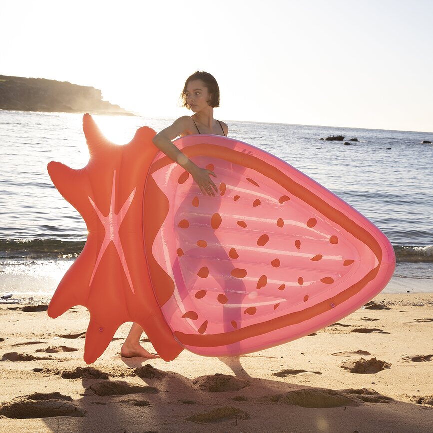 Luxe Strawberry Pink Berry Στρώμα Θαλάσσης