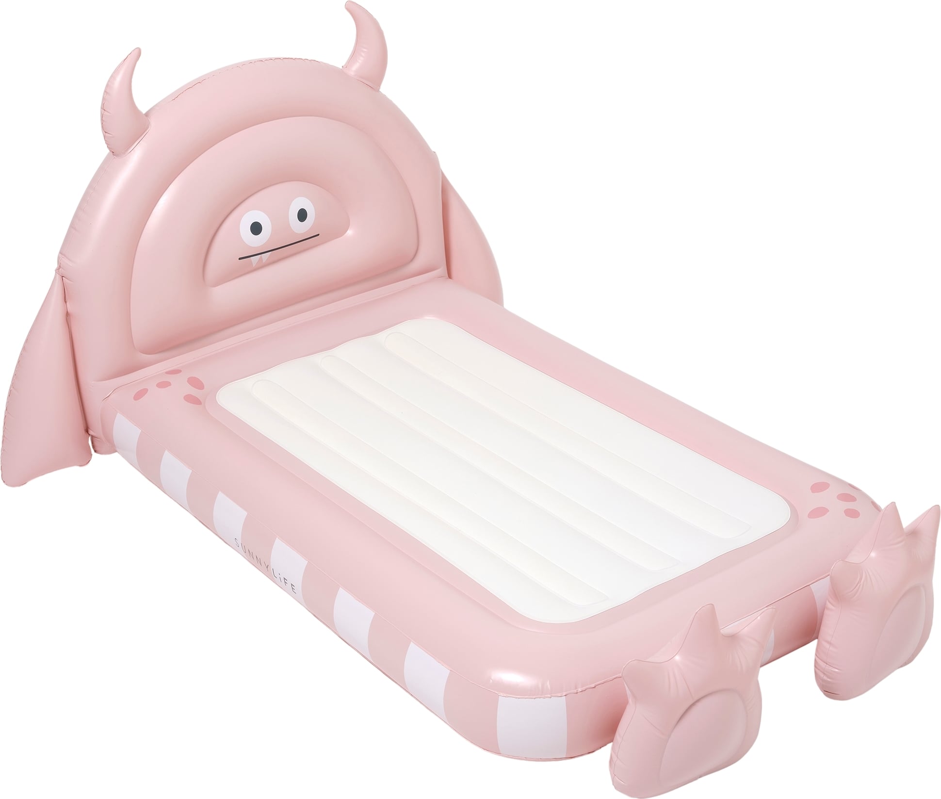 Monster aufblasbare Matratze für Kinder, rosa