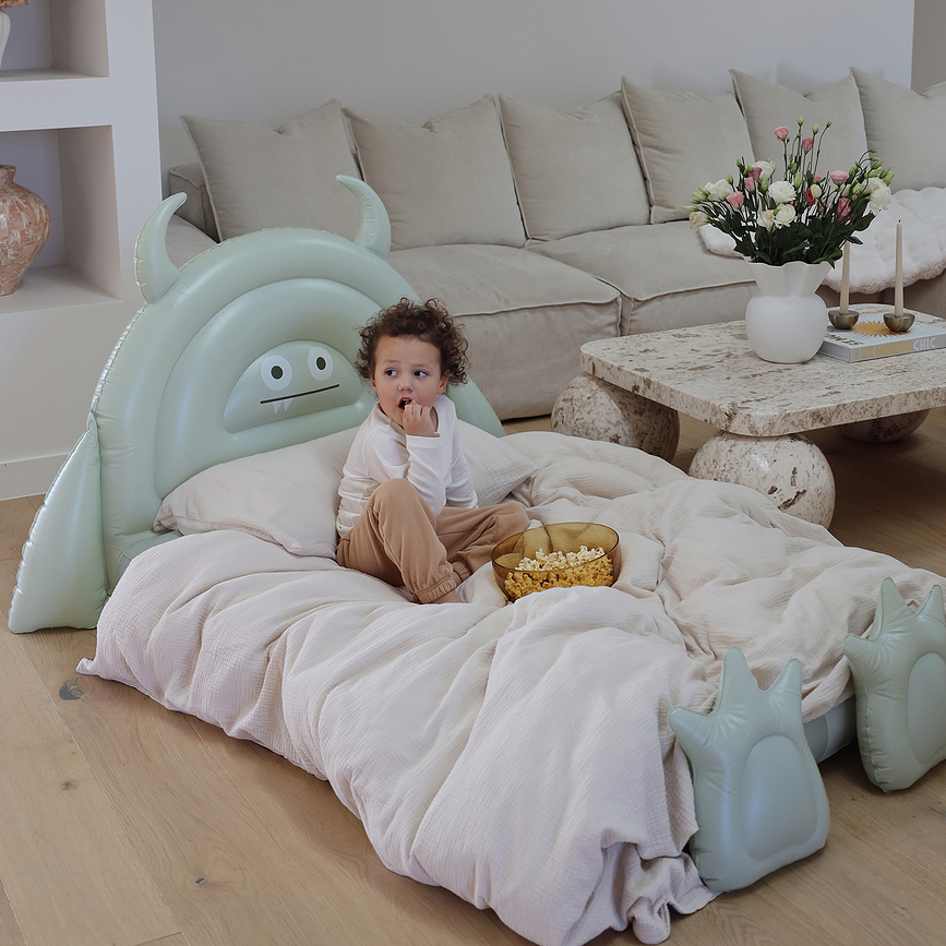 Nafukovací matrace pro děti Monster, růžová