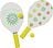 Palas de Tenis Playa Sunnylife Smiley, Pack de 2 unidades