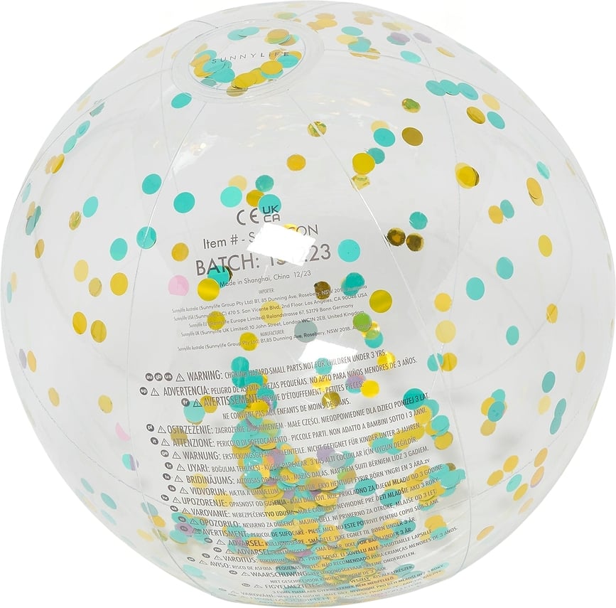 Pelota Hinchable Sunnylife Confetti