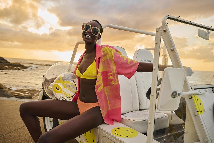 Pelota hinchable infantil Sunnylife, diseño Sammy The Seagull