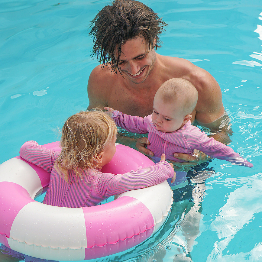 Plavalni obroč za otroke Pool Party, zelen