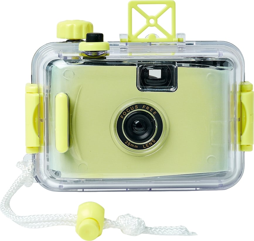 Pool Party Waterproof Camera, neon green