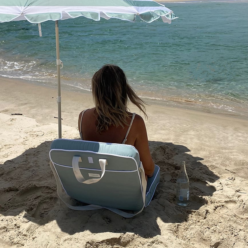Salokāms pludmales krēsls Sunnylife, zaļš