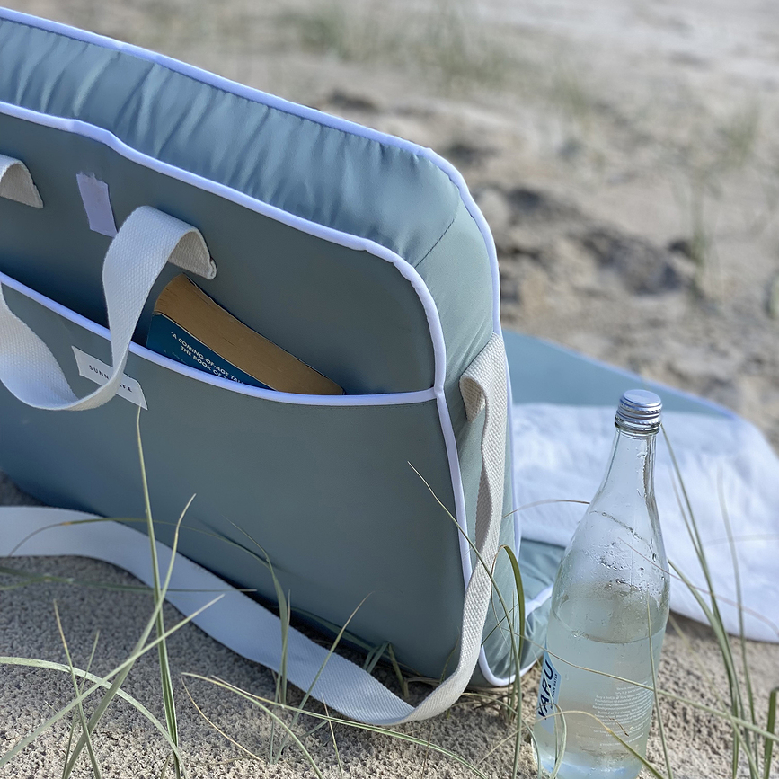 Salokāms pludmales krēsls Sunnylife, zaļš