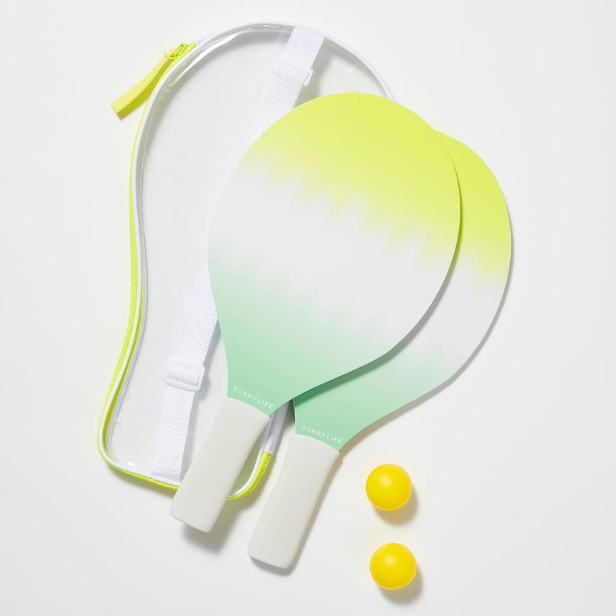 Palas de Tenis Playa Sunnylife Smiley, Pack de 2 unidades