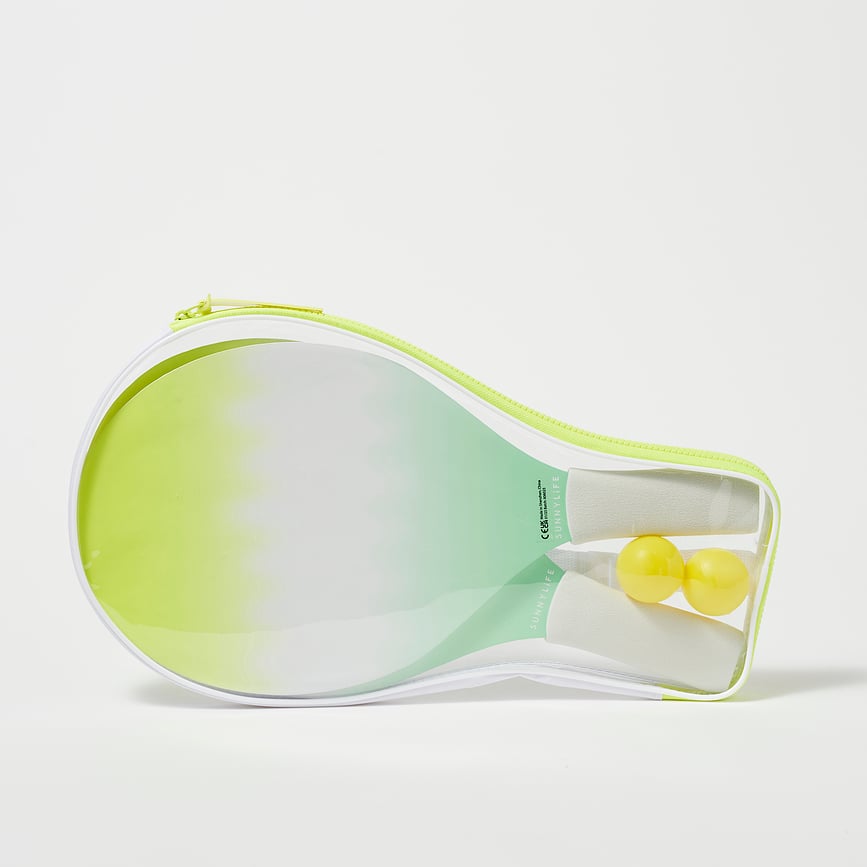 Palas de Tenis Playa Sunnylife Smiley, Pack de 2 unidades