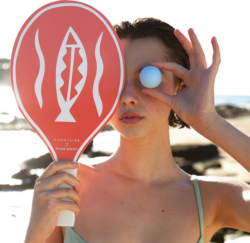 Sunnylife Smiley Ρακέτες Παραλίας