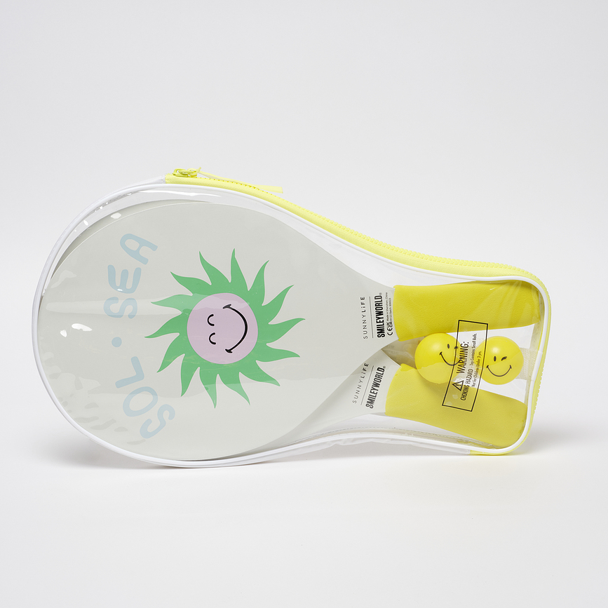 Sunnylife Smiley Ρακέτες Παραλίας