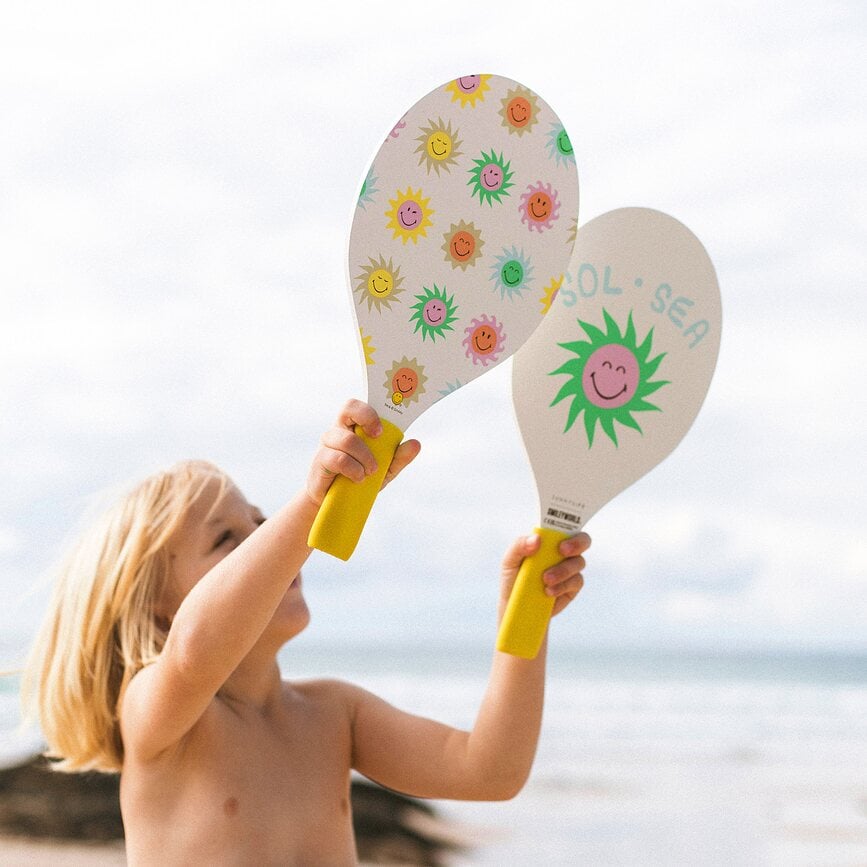 Sunnylife Smiley Reketi za plažu