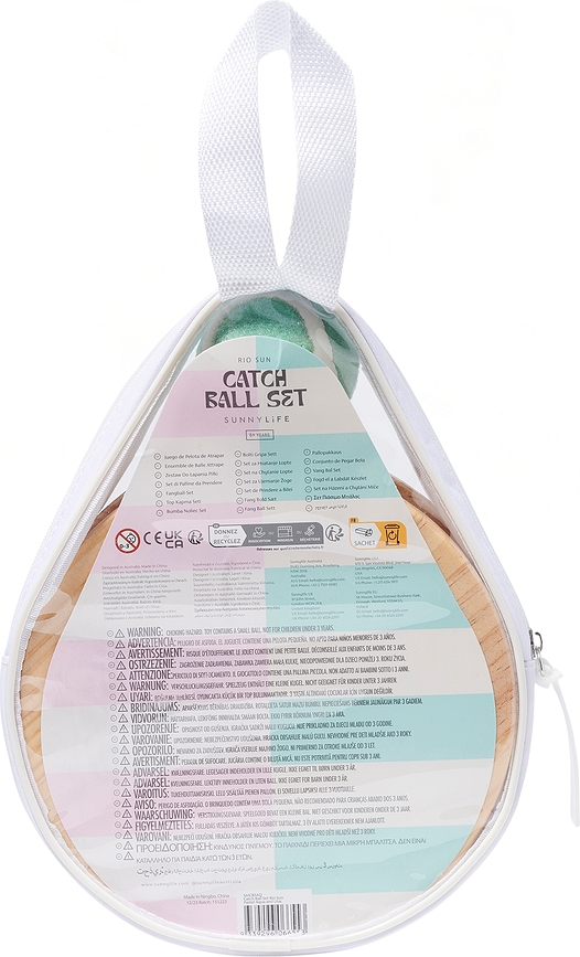 Sunnylife Rio Sun Multi Σετ Ρακέτες και Μπάλα velcro, 3 τμχ