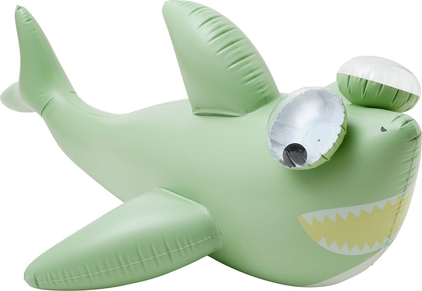 Sunnylife Shark Tribe Aufblasbarer Wasser-Sprinkler für Kinder