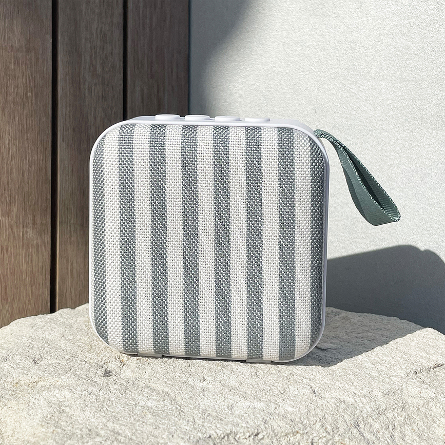 The Vacay Olive Stripe mobilhøjtaler