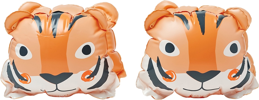 Tino The Tiger svømmearme til børn, orange