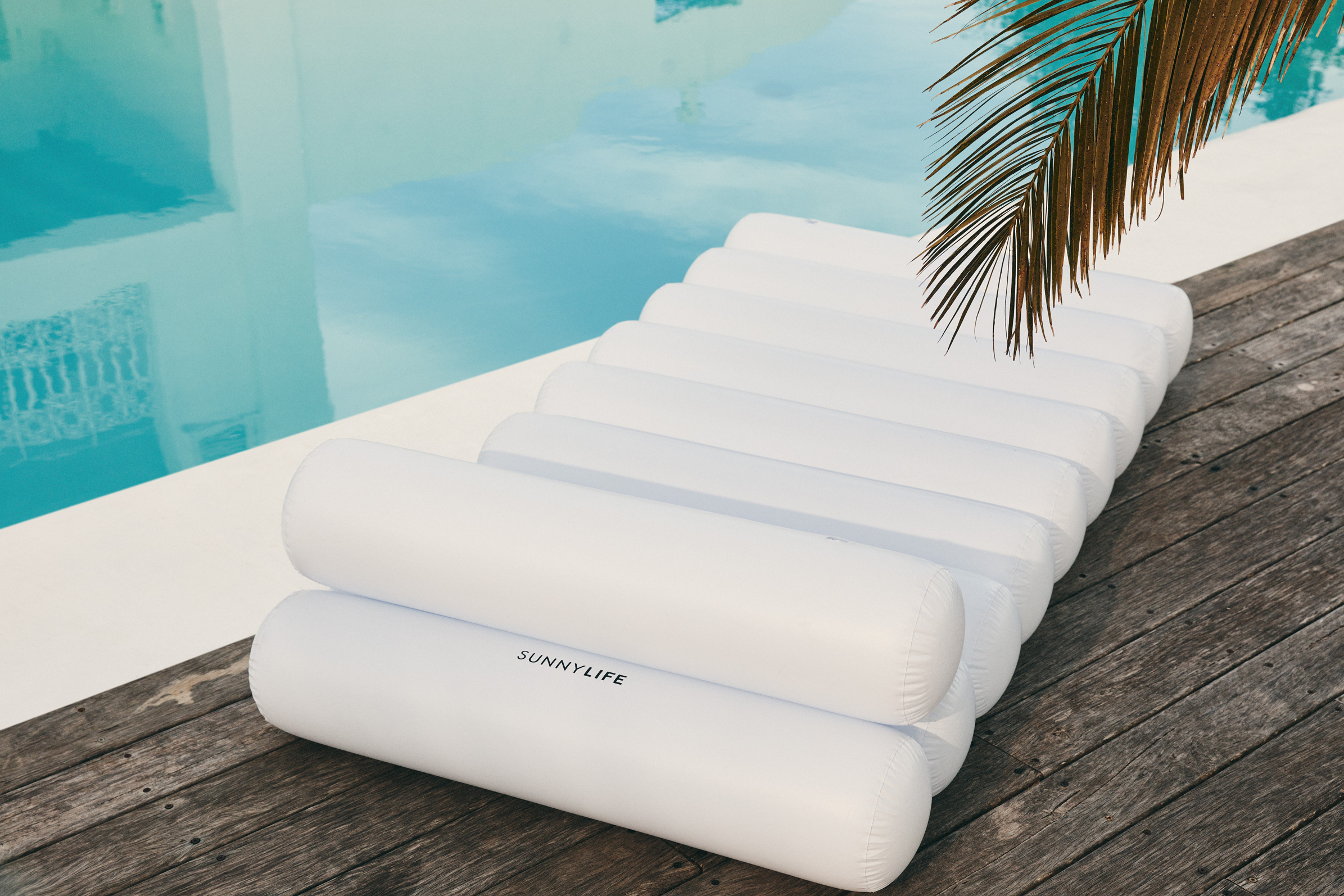 Sunny Life LiFE Tube Lilo Gonfiabile Glitter Olografico Per Piscina - Materassino Galleggiante