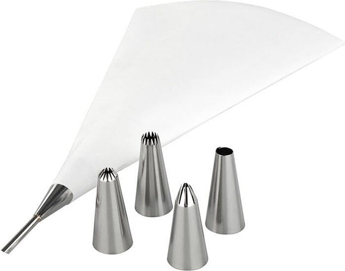 Manga Pastelera Tala, con boquillas para decoración, Set de piezas