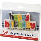Świeczka na tort Happy Birthday